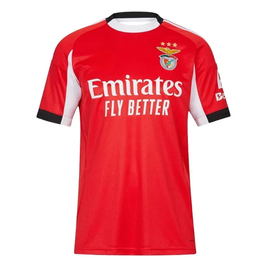 Camiseta de fútbol masculino en casa de benfica, portugal, camiseta de entrenamiento de fútbol seco rápido, novedad 2025