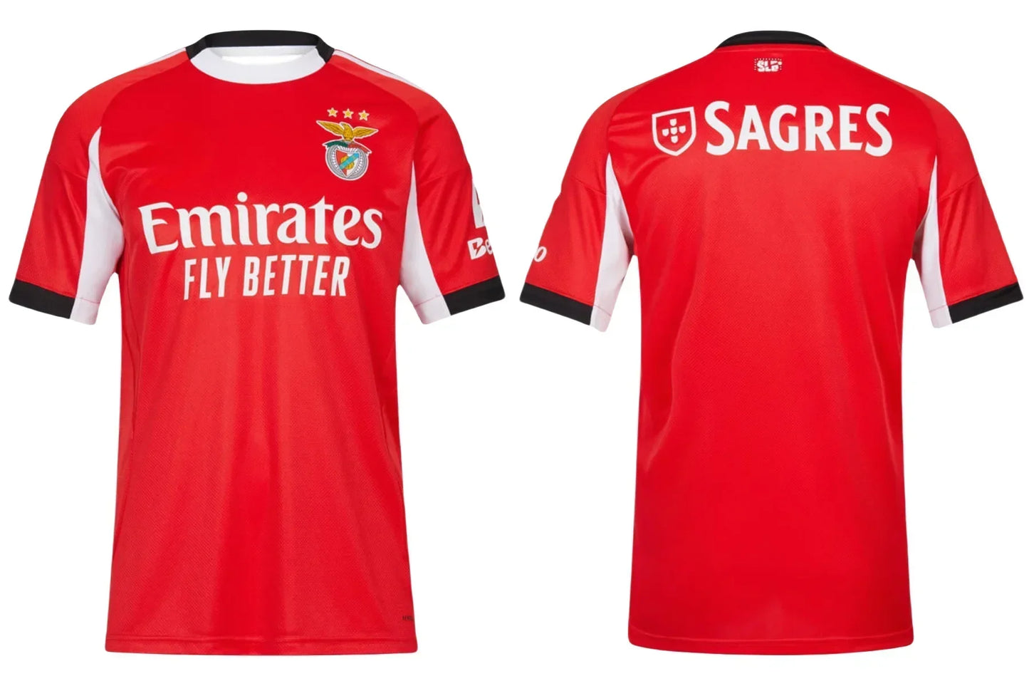 Camiseta de fútbol masculino en casa de benfica, portugal, camiseta de entrenamiento de fútbol seco rápido, novedad 2025