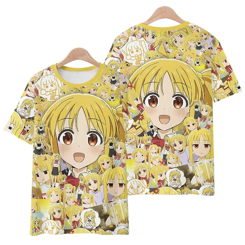 Camisetas de Manga corta para hombre y mujer,ropa de calle con estampado 3D de Bocchi The Rock,de gran tamaño,a la moda