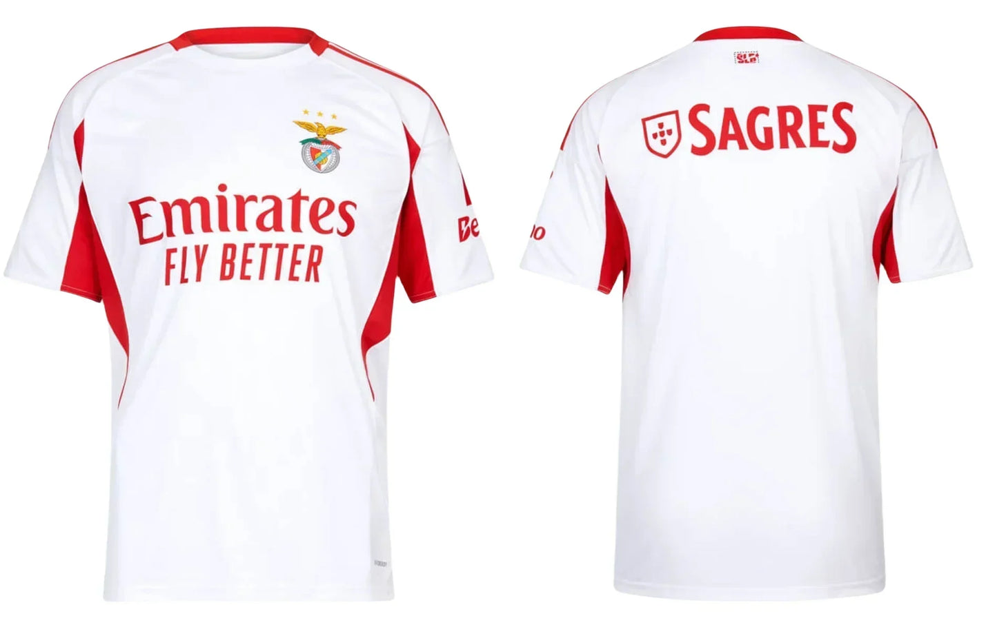 Camiseta de fútbol masculino en casa de benfica, portugal, camiseta de entrenamiento de fútbol seco rápido, novedad 2025
