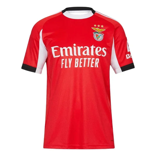 Camiseta de fútbol masculino en casa de benfica, portugal, camiseta de entrenamiento de fútbol seco rápido, novedad 2025